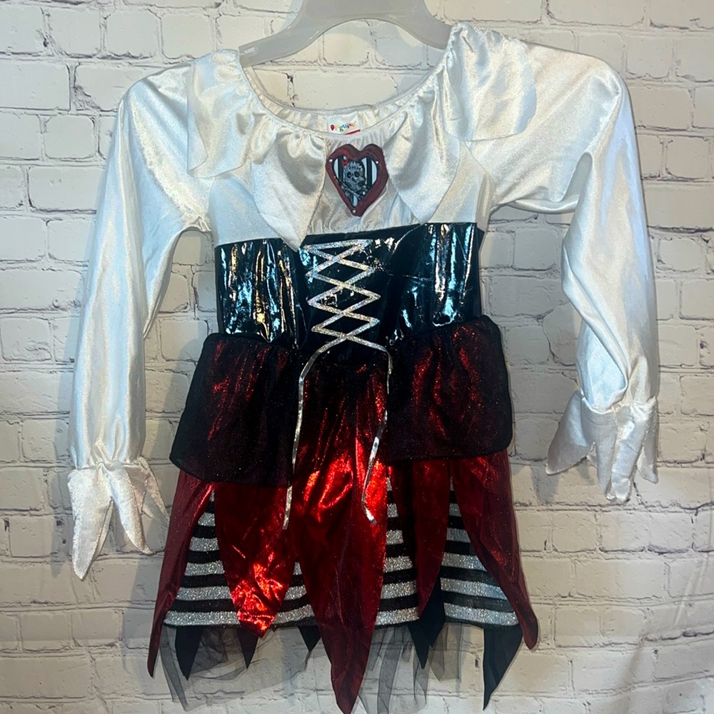 Nightmare Before Christmas costume dress Long sleeve Glitter skirt Exc condition